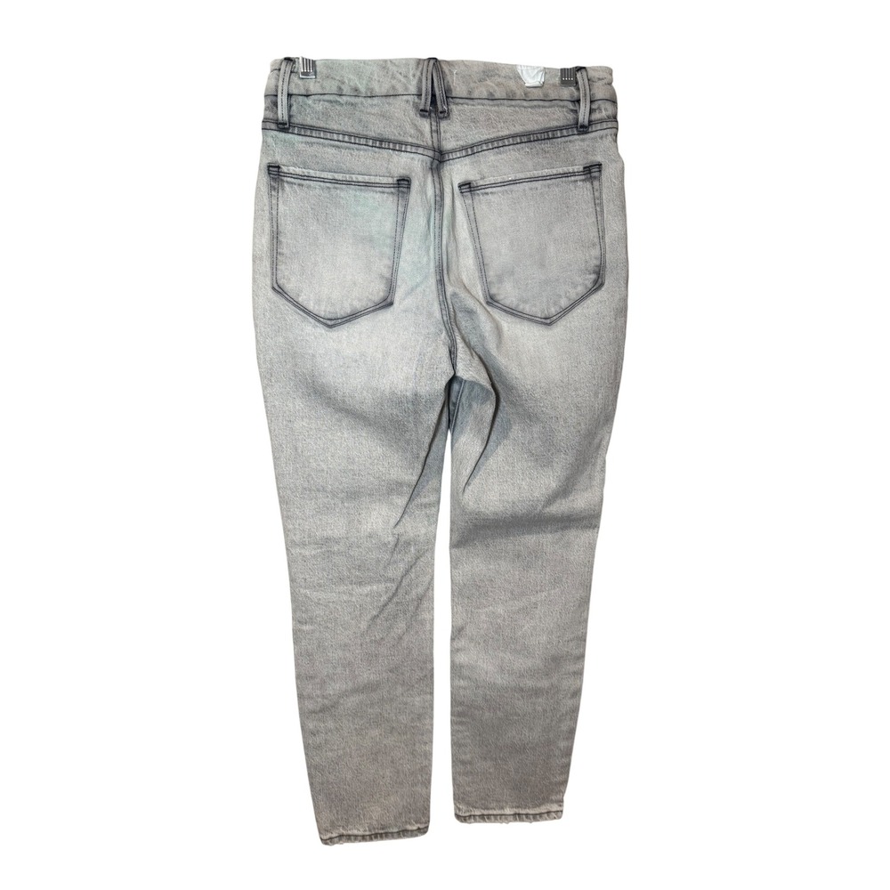 Good American NEW Good Classic High Rise V-Front Jeans Gray Black 176‎ Sz 2/26 - Picture 5 of 10